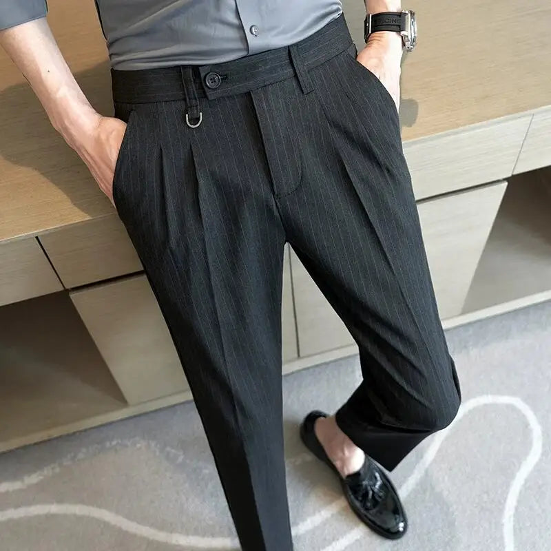Striped Suit Trousers Verno