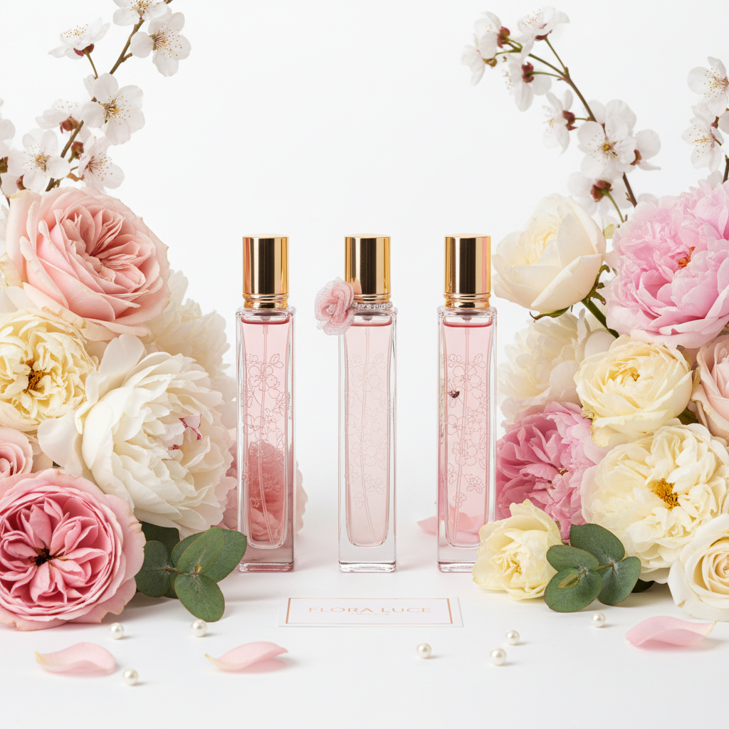 Zestaw Kwiatowy – 3 Perfumy Kwiatowych